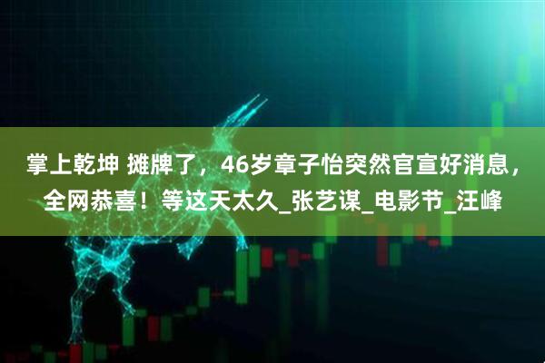 掌上乾坤 摊牌了，46岁章子怡突然官宣好消息，全网恭喜！等这天太久_张艺谋_电影节_汪峰