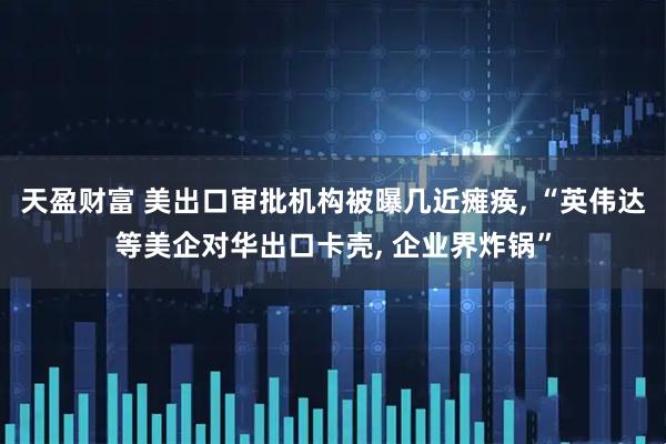 天盈财富 美出口审批机构被曝几近瘫痪, “英伟达等美企对华出口卡壳, 企业界炸锅”